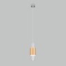 Подвесной светодиодный светильник Bento Eurosvet 50204/1 LED матовое серебро/матовое золото (a051715)