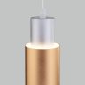 Подвесной светодиодный светильник Bento Eurosvet 50204/1 LED матовое серебро/матовое золото (a051715)