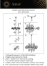 Подвесная люстра Aployt Melani APL.821.03.08