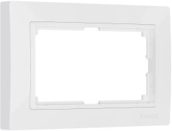 Рамка для двойной розетки (белый, basic) Werkel W0082001