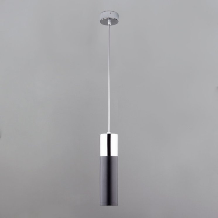 Подвесной светильник Eurosvet 50135/1 LED хром/черный