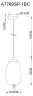 Подвесной светодиодный светильник Arte Lamp Cody A7769SP-1BC
