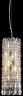 LIRICA SP3 CHROME/GOLD-TRANSPARENT Светильник подвесной Crystal Lux LIRICA