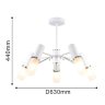 Люстра на штанге с лампочками F-Promo Viator 2559-5P+Lamps E14 Свеча