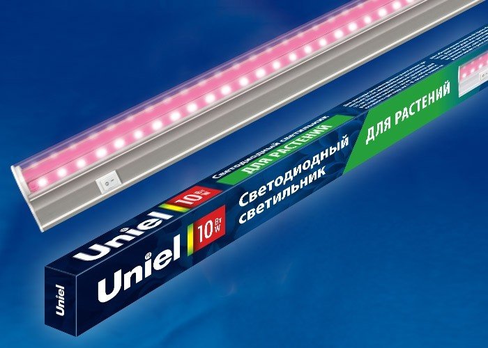 Светильник для растений светодиодный линейный Uniel ULI-P20-10W/SPSB IP40 WHITE (UL-00002991)