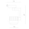 Трековый светодиодный светильник Arte Lamp Vigile A1620PL-1WH
