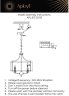 Подвесная люстра Aployt Korin APL.613.03.05
