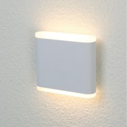 Уличный настенный светодиодный светильник Crystal Lux CLT 024W113 WH