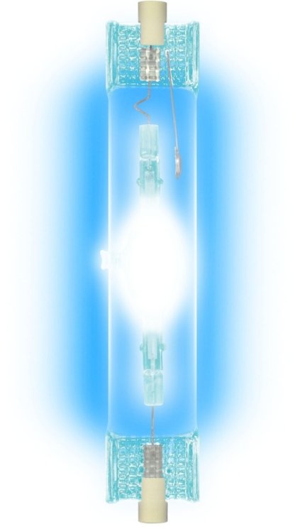 Металлогалогенная лампа R7s 150W синий Uniel MH-DE-150-BLUE-R7s (4850)