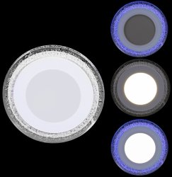 Встраиваемый светодиодный светильник Reluce 34063-9.0-001QP LED6+3W BL (1389994)