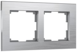 Рамка на 2 поста (алюминий) Werkel W0021706