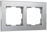 Рамка на 2 поста (алюминий) Werkel W0021706