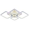 Светодиодная диммируемая люстра с ПДУ Profit Light 8057/2+2 WHT 112W+8W RGB
