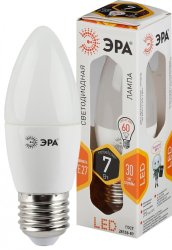 Светодиодная лампа E27 7W 2700К (теплый) Эра LED B35-7W-827-E27 (Б0028479)