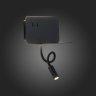 Настенный светодиодный светильник спот с полочкой,  USB порт  ST Luce Pinaggio SL1576.401.02