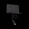 Настенный светодиодный светильник спот с полочкой,  USB порт  ST Luce Pinaggio SL1576.401.02