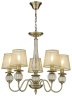 Потолочная люстра с лампочками Velante 302-503-05+Lamps E14 Свеча
