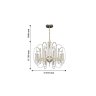 Подвесная люстра Favourite La Salute с поддержкой Алиса 2308-12P-A
