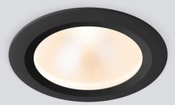 Встраиваемый влагозащищенный светильник Elektrostandard 35128/U черный (a058922)