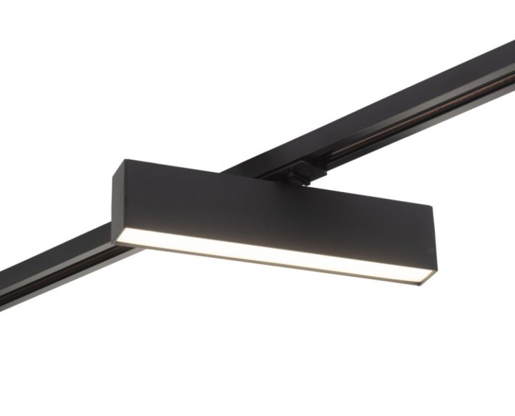 Однофазный LED светильник 10W 4000К для трека Denkirs DK6440-BK