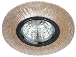 Встраиваемый светильник c LED подсветкой Эра DK LD1 BR (Б0018778)