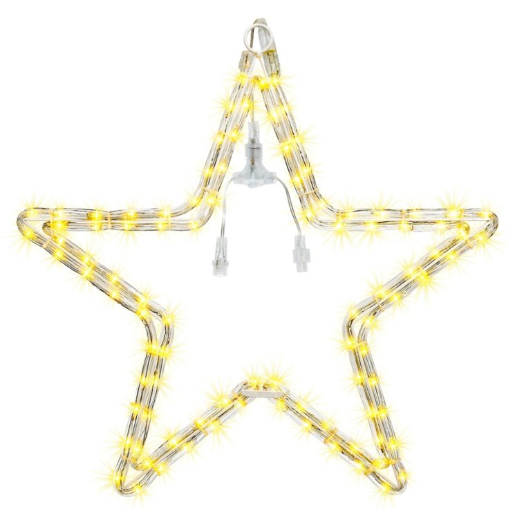 Фигура светодиодная Звезда Vegas 96 теплых LED, диаметр 0,56м, IP44 55039