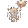 Бра Crystal Lux с лампочками Sevilia AP2 Gold+Lamps E14 Свеча