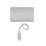 Настенный светодиодный светильник спот с полочкой, USB порт ST Luce Pinaggio SL1576.501.02