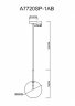 Подвесной светильник Cameron Arte Lamp A7720SP-1AB