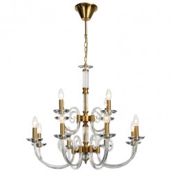 Подвесная люстра с хрусталем Glass Stilfort 1050/03/12P