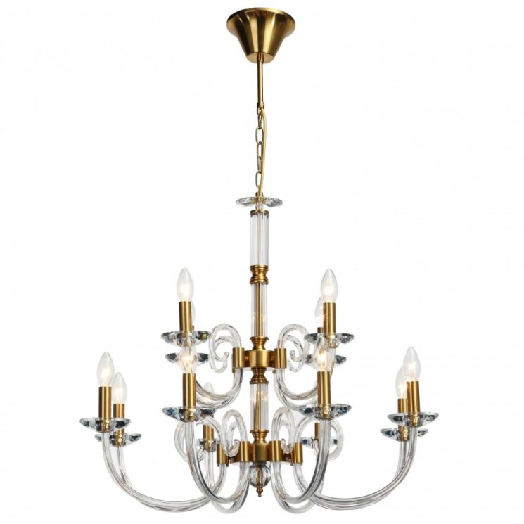 Подвесная люстра с хрусталем Glass Stilfort 1050/03/12P