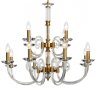 Подвесная люстра с хрусталем Glass Stilfort 1050/03/12P