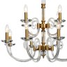 Подвесная люстра с хрусталем Glass Stilfort 1050/03/12P