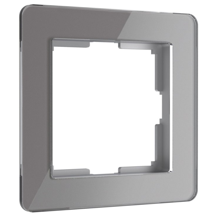 Рамка на 1 пост Acrylic (графит) Werkel W0012704