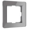Рамка на 1 пост Acrylic (графит) Werkel W0012704