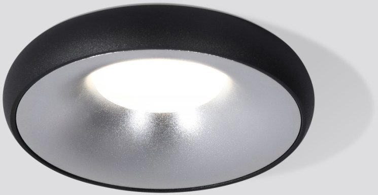 Встраиваемый светильник Elektrostandard 118 MR16 серебро/черный (a053349)