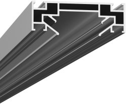 Профиль для монтажа шинопровода в натяжной потолок 2м Denkirs TR3030-AL