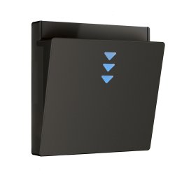 Накладка Werkel для электронного карточного выключателя черный матовый W1163108