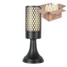 Уличный светильник Favourite Barrel с лампочкой 3019-1T+Lamps E27 Свеча
