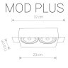 Встраиваемый светильник Nowodvorski Mod Plus 9407