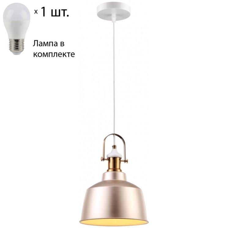 Подвесной светильник с лампочкой Velante 390-406-01+Lamps E27 P45