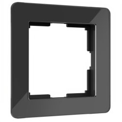 Рамка на 1 пост Acrylic (черный) Werkel W0012708