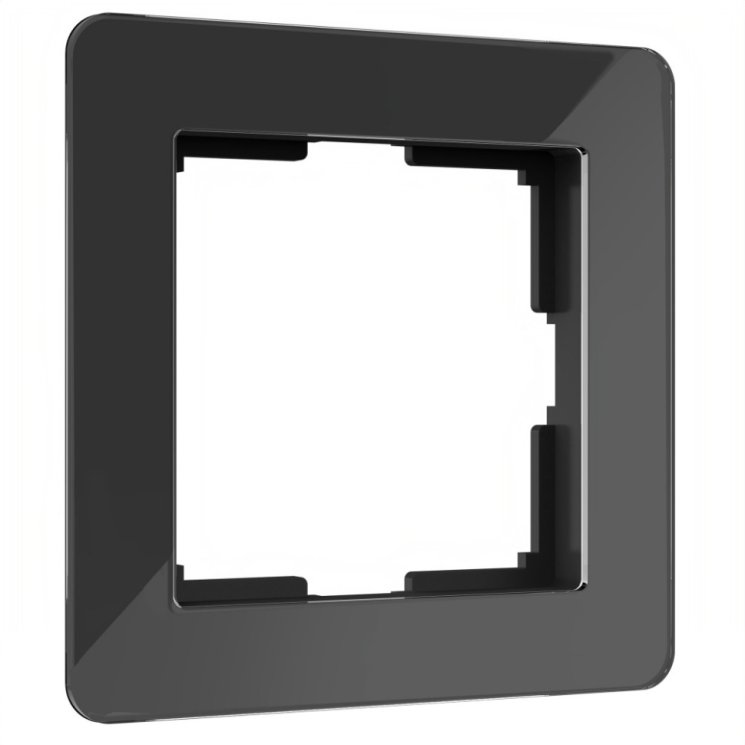 Рамка на 1 пост Acrylic (черный) Werkel W0012708
