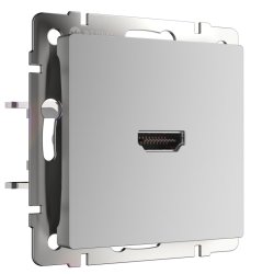 Розетка HDMI (серебряный) Werkel WL06-60-11