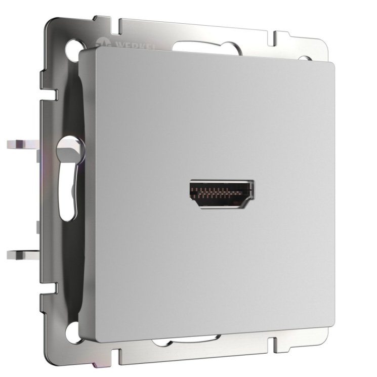 Розетка HDMI (серебряный) Werkel WL06-60-11