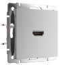 Розетка HDMI (серебряный) Werkel WL06-60-11