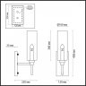 Бра с лампочкой Odeon Light Diatra 4689/1W+Lamps E14 Свеча