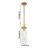 Подвесной светильник с лампочкой Favourite Radiales 3099-1P+Lamps Е27 Свеча