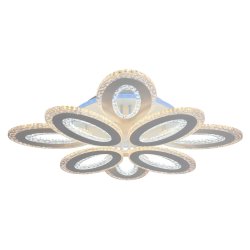 Светодиодная диммируемая люстра с ПДУ Profit Light 8080/4+4 WHT