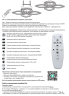 Потолочная светодиодная люстра с управлением Wi-Fi Camelion LCL-1018 (14626)